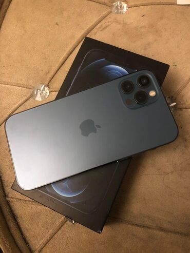 iphone irshad: IPhone 12 Pro, 128 ГБ, Pacific Blue, Face ID