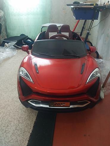 chevrolet oyuncaq maşınlar: Uşaq elektrik maşını – 2 yerlik, kupe/SUV tipli, qırmızı rəng — 1