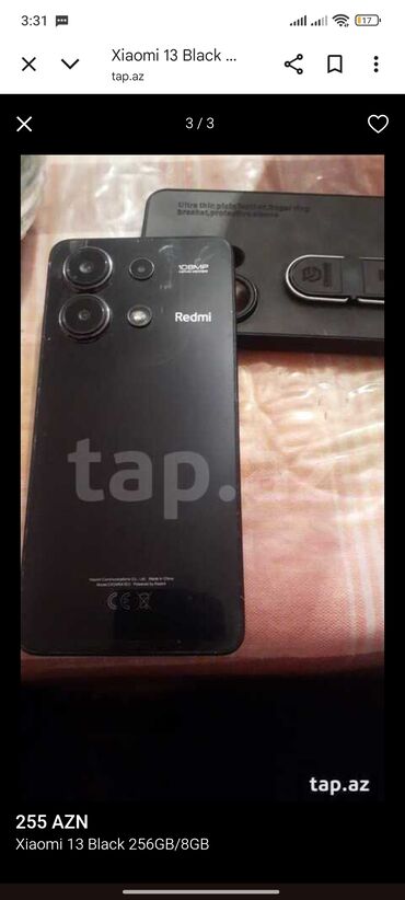 poco f5 pro kontakt home: Redmi 13, 256 GB, rəng - Qara