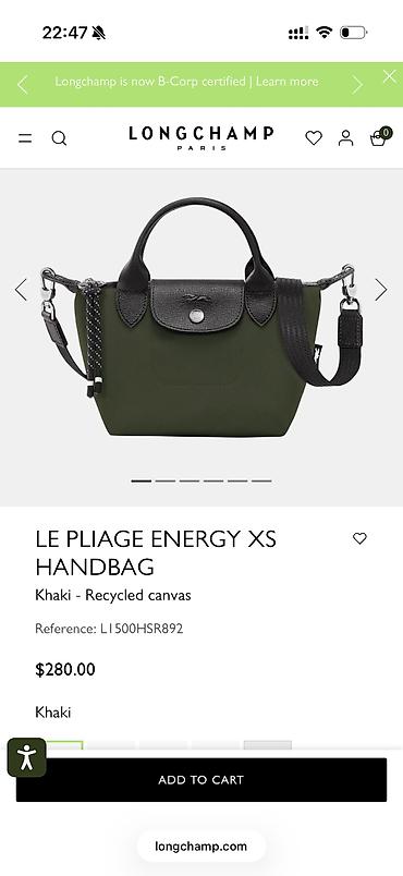 Çantalar: Original Longchamp Le Pliage Energy XS çanta Avropadan alınıb və — 2
