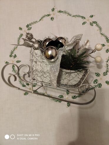 Yeni il oyuncaqları və bəzəkləri: Yeni il aksesuarları. 10-15-20₼ Yeni il xonça və ekibanular da — 12