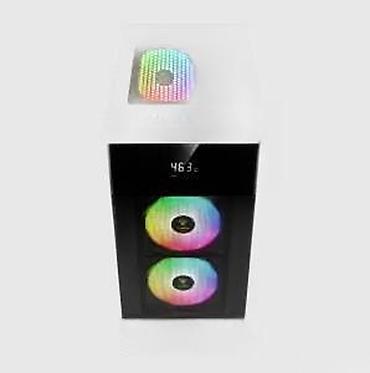Ostali kompjuterski delovi: PC kućište AURA – midi tower sa RGB ventilatorima - Format — 17