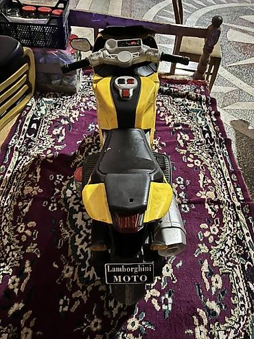 dəmir yumruq rəsmi: Uşaq üçün elektrikli motosiklet – idman üslublu, 2 təkərli model — 6