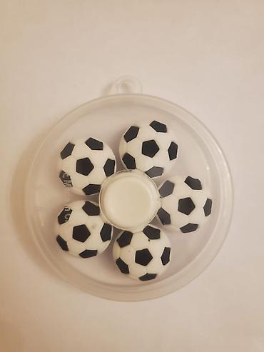 Oyuncaqlar: Futbol mövzulu fidget spiner - Dizayn: 5 qanadlı, hər qanadda futbol — 2