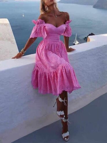jednodelne pidzame h: One size, color - Pink, Cocktail, Short sleeves