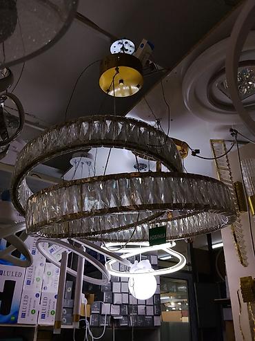 smart light: Подвесная светодиодная люстра с тремя кольцами - Дизайн: три — 1