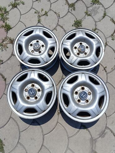 Диски: Железные Диски R 15 Honda, Комплект, отверстий - 5, Б/у at lalafo.kg — 2 Диски: Железные Диски R 15 Honda, Комплект, отверстий - 5, Б/у — 2