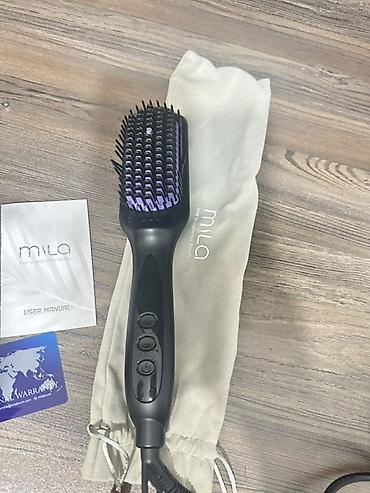 tuk yolan: Mila Hair Straightener Brush – saç düzləşdirən daraq 2 defe istifade — 3