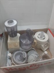 кухонный комбаин: Блендер, миксер, Колдонулган, Өзү алып кетүү