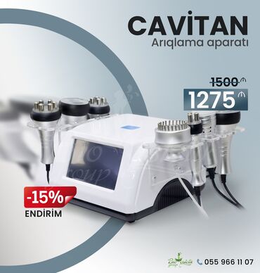 g5 ariqlama cihazi: Kavitasiya, RF liftinq, Vakuum massaj, Təlim keçirilir