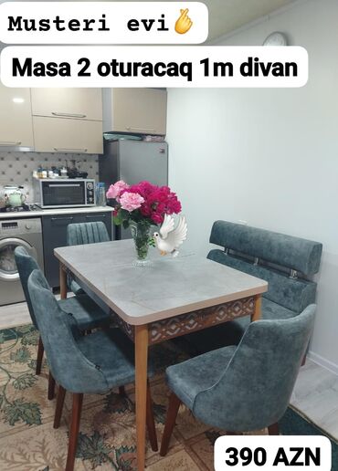 Yataq otağı dəstləri: Masa desti yeni divan
