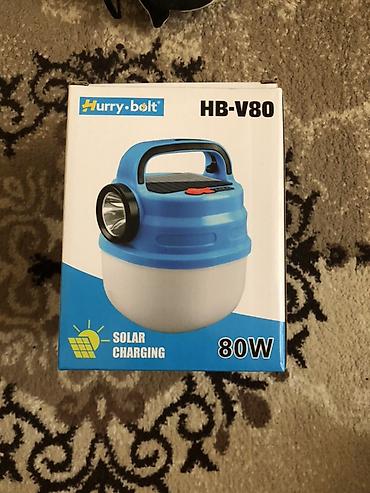 Переносной светодиодный фонарь-лампа Hurry•bolt HB‑V80, 80W, с at lalafo.kg Переносной светодиодный фонарь-лампа Hurry•bolt HB‑V80, 80W, с