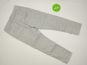 high waist: Spodnie materiałowe damskie, rozmiar M — 3
