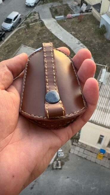Digər aksesuarlar: Əl işi dəri açar qabı 🔑 Zərif və səliqəli dizaynı ilə həm praktik, həm