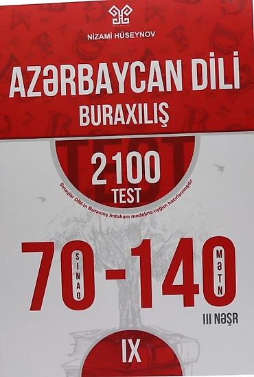 Məhsul: “Azərbaycan Dili – Buraxılış” test toplusu Müəllif: Nizami lalafo.az -da Məhsul: “Azərbaycan Dili – Buraxılış” test toplusu Müəllif: Nizami