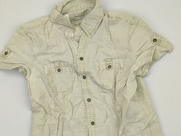 bluzki na krótki rękaw damskie plus size: Сорочка жіноча, S, стан - Хороший