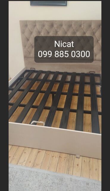 Çarpayılar: Yeni, İkinəfərlik çarpayı, Bazalı, Matrassız, Siyirməli, Azərbaycan — 14