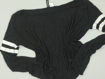 czarne t shirty z długim rękawem: Bluzka damska, rozmiar S