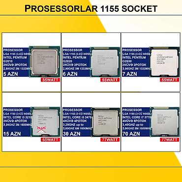 mac mini qiyməti: Prosessorlar “LGA 1155 socket (3cü nəsil)” ⭐LGA 1155 (3cü nəsil) İntel — 1