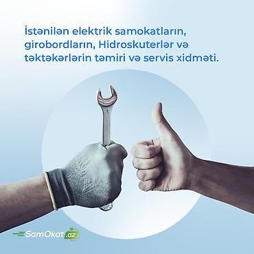 Elektrik nəqliyyat təmiri: Təmir, Elektrik samokatlar, Diaqnostika, Nasazlığın aradan qaldırılması, Detalın dəyişilməsi, Zəmanətlə, Pulsuz diaqnostika — 2