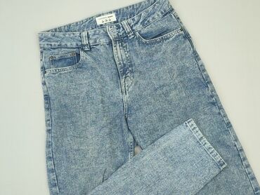 białe jeansy mom fit: Jeans, Terranova, L (EU 40), condition - Good