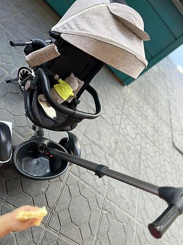 Детские велосипеды: Детский трехколесный велосипед-каталка с родительской ручкой и — 5