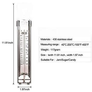 Ostali kuhinjski aparati: Kuhinjski termometar za slatkiše i prženje - Materijal: nerđajući — 20
