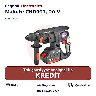 bosch perforator satilir: Elan başlığı: Akkumulyatorlu perforator Makute CHD001, 20 V Elan — 1