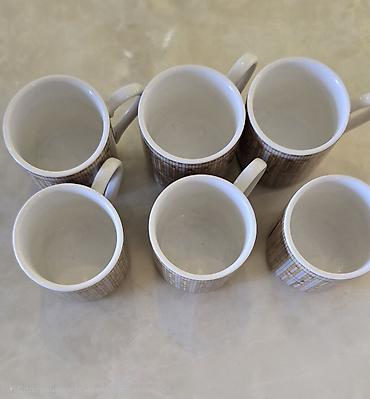 Çay dəsti, rəng - Ağ, Farfor, 6 nəfərlik — 2