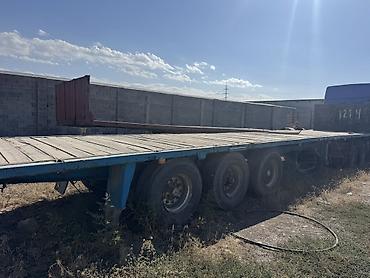 камазовский прицеп: Полуприцеп-площадка (плоская платформа) Прицеп от Тандема, от КамАза — 4