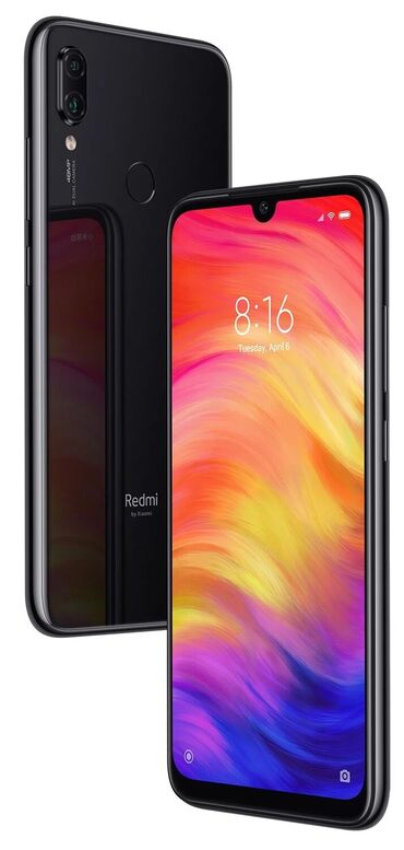 продаю ноутбук бишкек: Redmi, Redmi Note 7, Колдонулган, 64 ГБ, түсү - Кара, 2 SIM