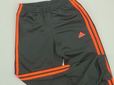 spodenki adidas dziewczęce: Spodnie dresowe, Adidas, 10 lat, 134/140, stan - Bardzo dobry