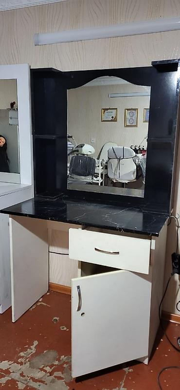 online mebel: TƏCILI SATILIR Salon üçün masa və güzgü seti - Güzgünün hər iki — 3