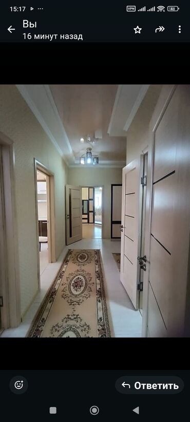 испанский дом 7 мкр: 2 бөлмө, 70 кв. м, Элитка, 11 кабат, Евроремонт