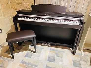 Musiqi alətləri: Koreya istehsali olan dünya şöhrətli Kurzweil pianoları. Sevimli — 1