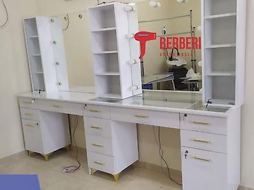 salon guzguler: Vizaj/saç ustaları üçün professional vizaj masaları və salon güzgü — 5