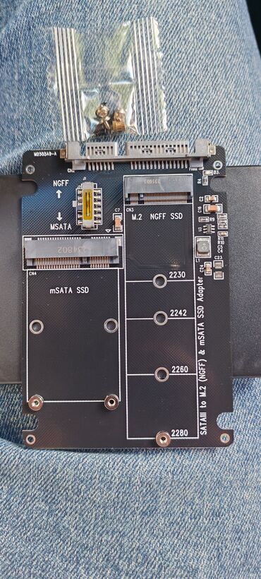 komputer lombard: NGFF və m SATA SDD hard diskləri üçün xüsusi adapter tipli blok