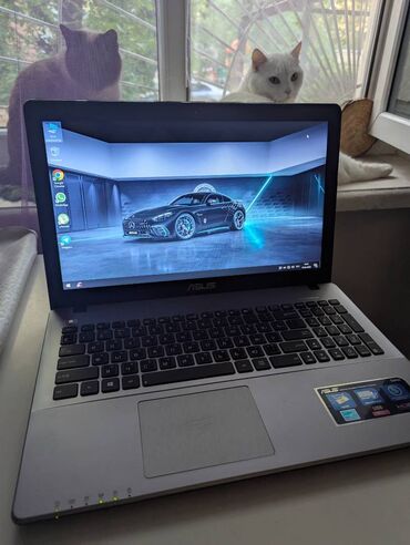 руль и педаль для компьютера: Ноутбук, Asus, 4 ГБ ОЭТ, AMD A8, 15.6 ", эс тутум HDD