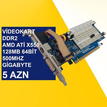 Ana platalar: Videokart Gigabyte GeForce 210, < 4 GB, İşlənmiş