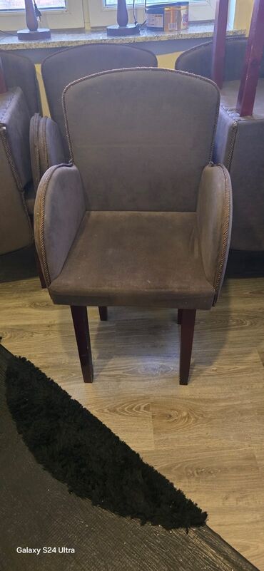 стул в стиле прованс: Qonaq otağı üçün, İşlənmiş, Qatlanmayan, rəng - Bordo Stul