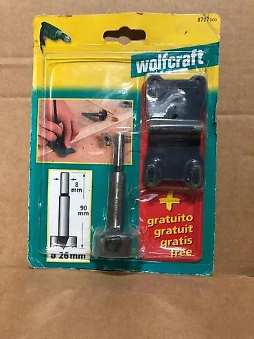 merdevine cena: Wolfcraft 8728000 set za ugradnju šarki (šablon + Forstner burgija) - — 6