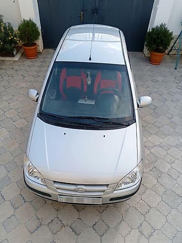 porsche satisi: Hyundai Getz, 5 qapılı şəhər hetçbeki Xarici görünüş: - Gümüşü rəngdə — 4