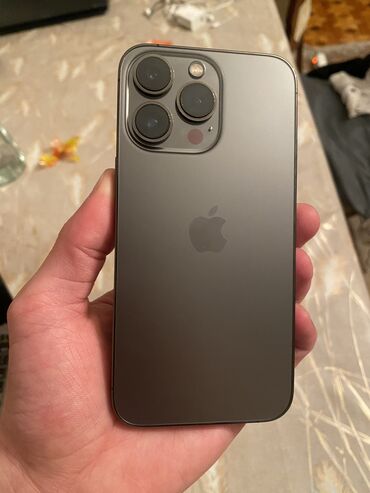 Apple iPhone: IPhone 13 Pro, 128 GB, Qara, Zəmanət, Simsiz şarj, Face ID