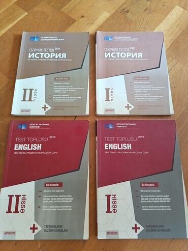 Testlər: Test Toplu ENGLISH VƏ История 1и 2 часть Совсем Новый, English 5 Ман