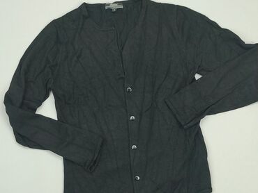 czarne bluzki z wiskozy: Kardigan, S, stan - Dobry