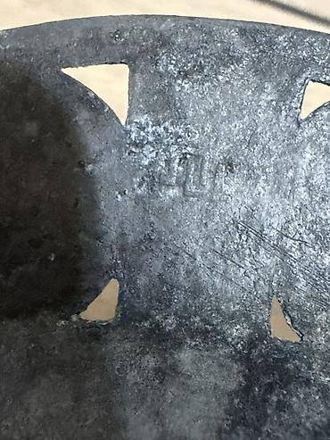 Qab-qacaq və mətbəx ləvazimatları: Boşqablar, 2 ədədli dəst, rəng - Boz, Metal — 8
