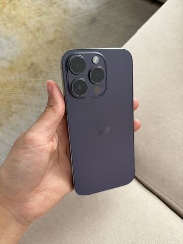 как обновить тариф раньше срока ошка: IPhone 14 Pro, Жаңы, 256 ГБ, Deep Purple, Заряддоочу түзүлүш, Каптама, 78 %