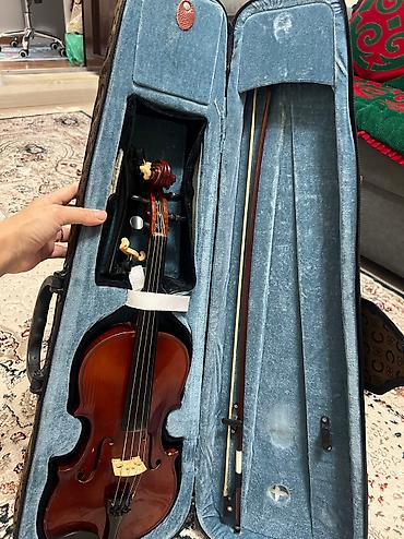Скрипки: Скрипка 3/4 размера б/у в хорошем, наигранном состоянии, мало — 2