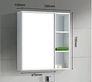 standing mirror: Шкаф для ванной, Новый, С зеркалом, ЛДСП, В рассрочку — 1
