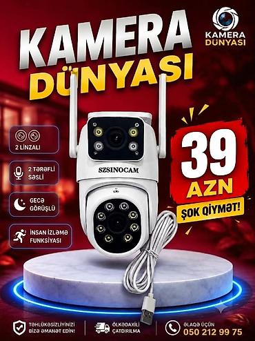fırınlar: Təhlükəsizlik kameraları 📹 SZSINOCAM 2 Linzalı Wi-Fi Təhlükəsizlik — 1